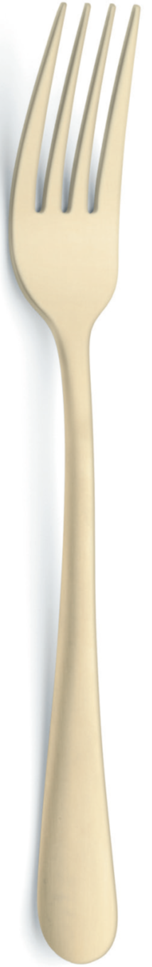 Amefa Austin Champagne PVD Matte Finish, 18/0 S/Steel Dessert Fork, 14.4 cm/ 5.6"