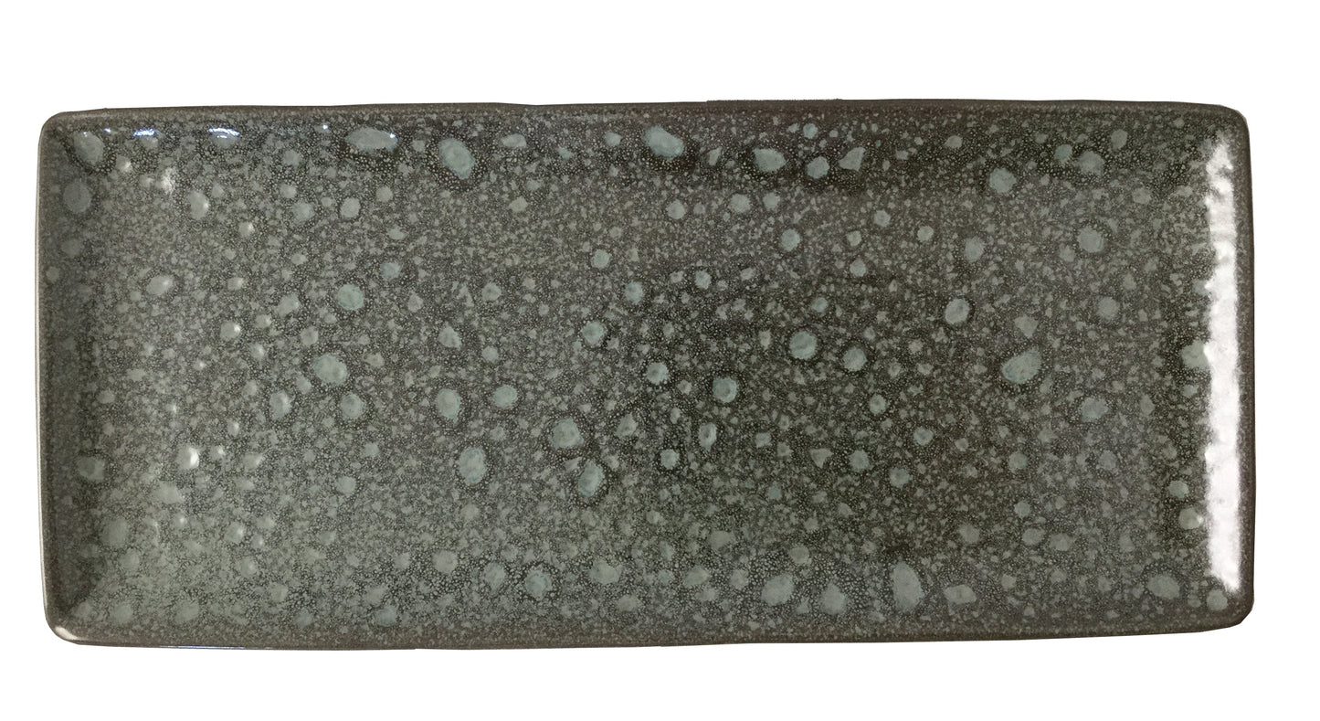 Moon Forest Green Rectangle Platter 28.5 x 16.5cm (11.2 x 6.5") 12/case