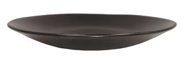 Matte Black Wonky Coupe Bowl, 28 cm/ 11"