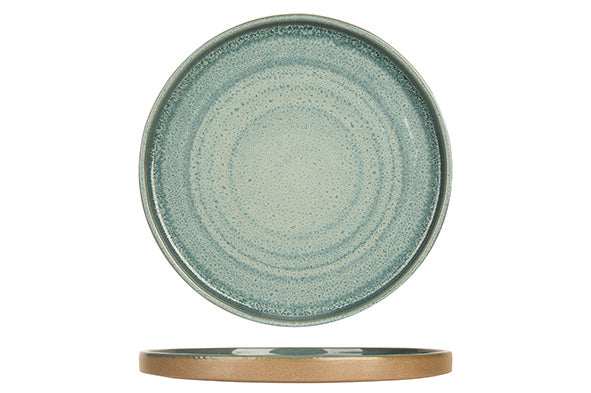 Basalt Ocean Green Plate, 21 cm (8.2") dia., round, stacking, stoneware