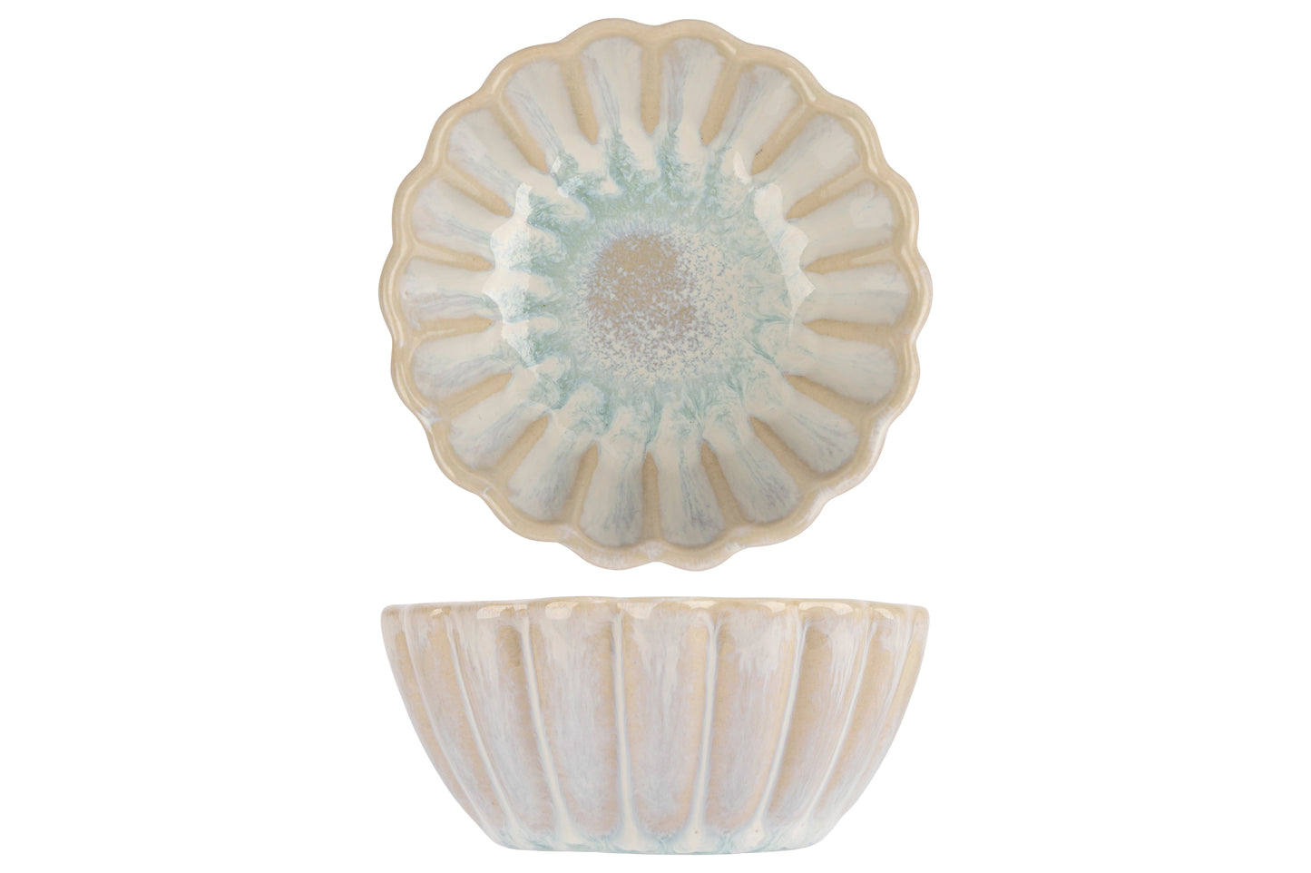 Astera Pure Mini Apero Dish, 7.5 (3") dia., 3.4 cm (1.3") height, round, stacking, stoneware
