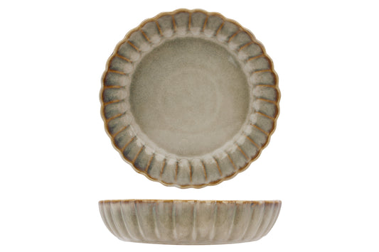 Astera Pearl Soup Plate, 21.7 (8.5") dia.,4.7 cm (1.9") height, 0.75L/ 26.4 oz, round, stacking, stoneware