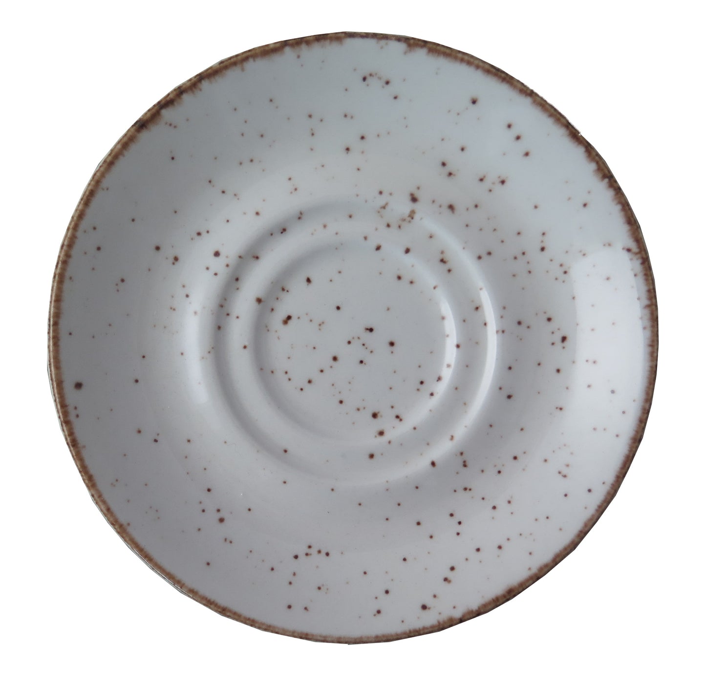 Rustics Large Double Well Saucer, 16.5 cm/ 6.5" (Pair W/ 51RUS030-04, 51RUS040-04)