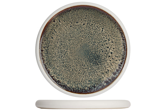 Mauna Dessert Plate, 22.5 cm (8.9") dia., 1.7 cm (0.7") height, round, stacking, stoneware