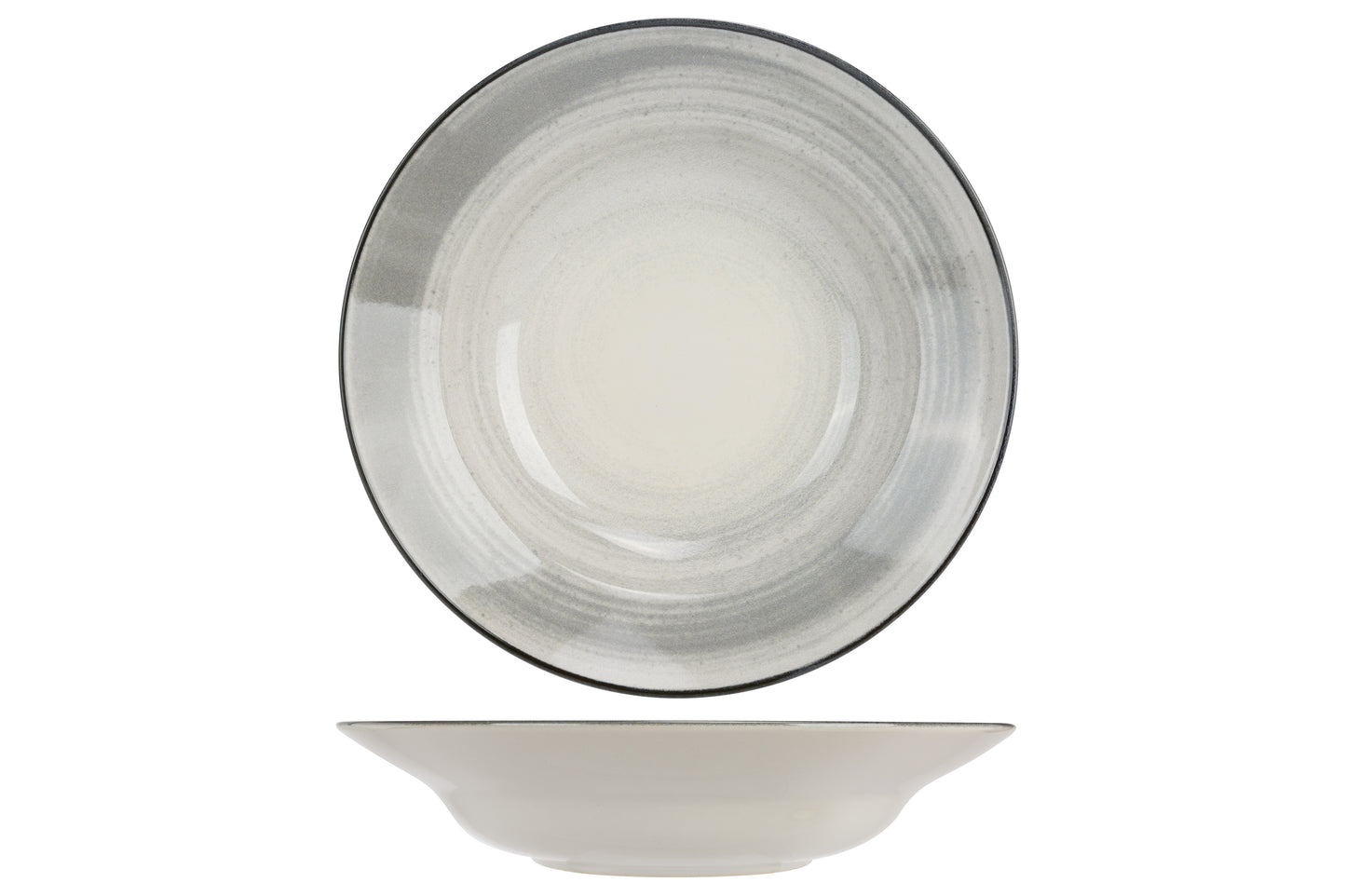 Baltic Grey Pasta Plate, 29 (11.4") dia., round, stoneware