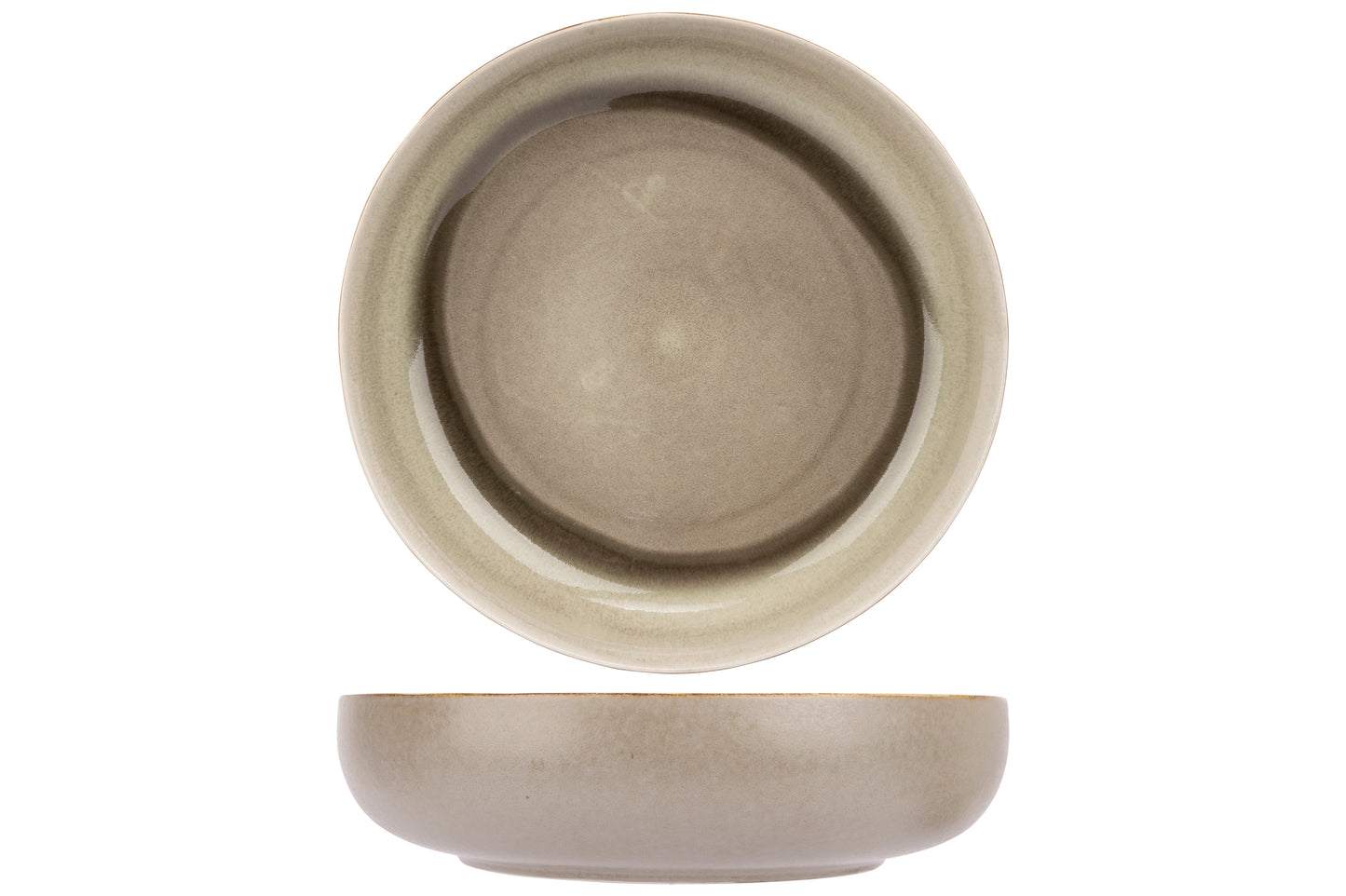 Forest Bowl, 33 (13") dia., 8 cm (3.2") height, 4.0L/140.8 oz, round, stoneware