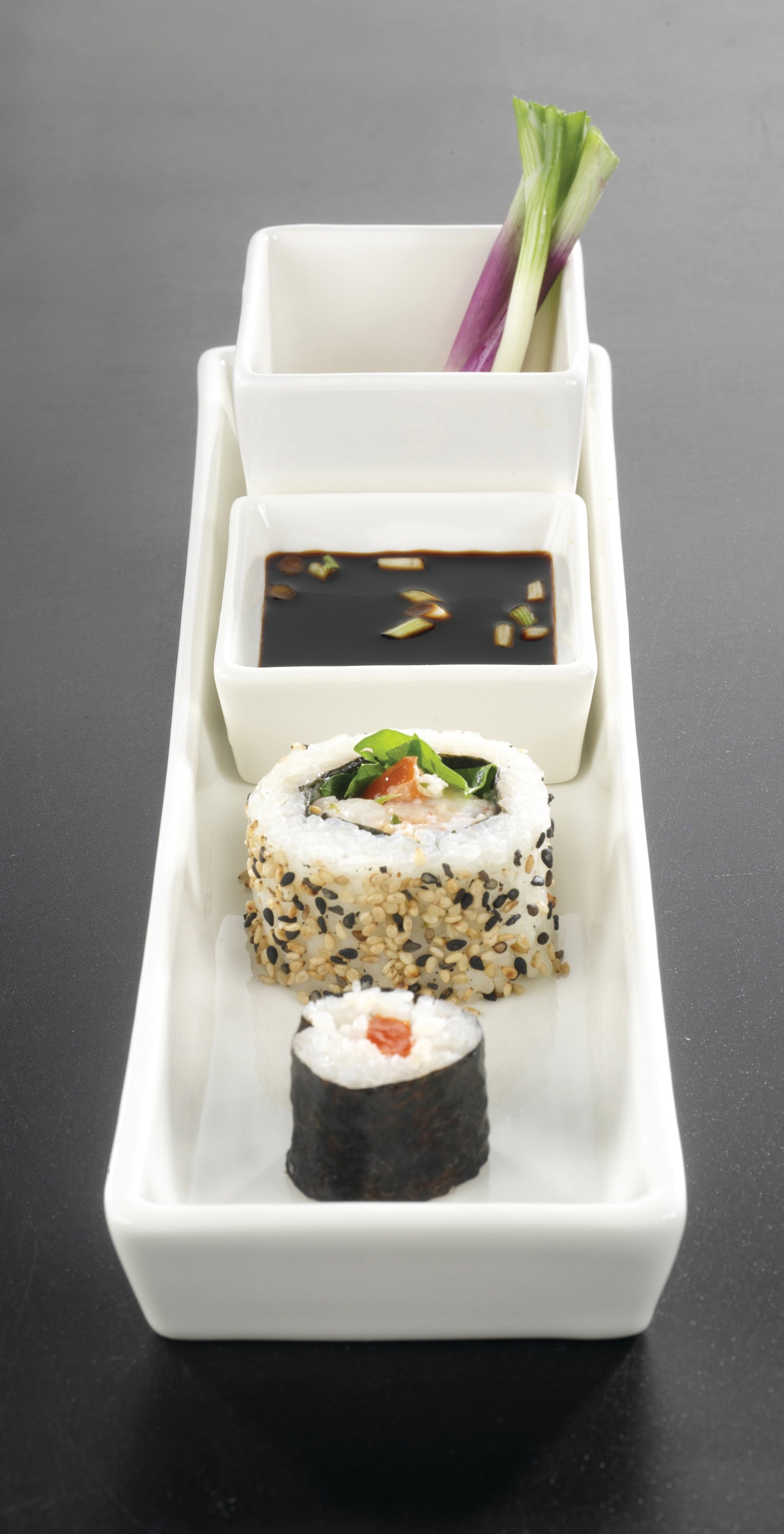 Anton Black Deep Square Dish,6 cm/ 2.5"