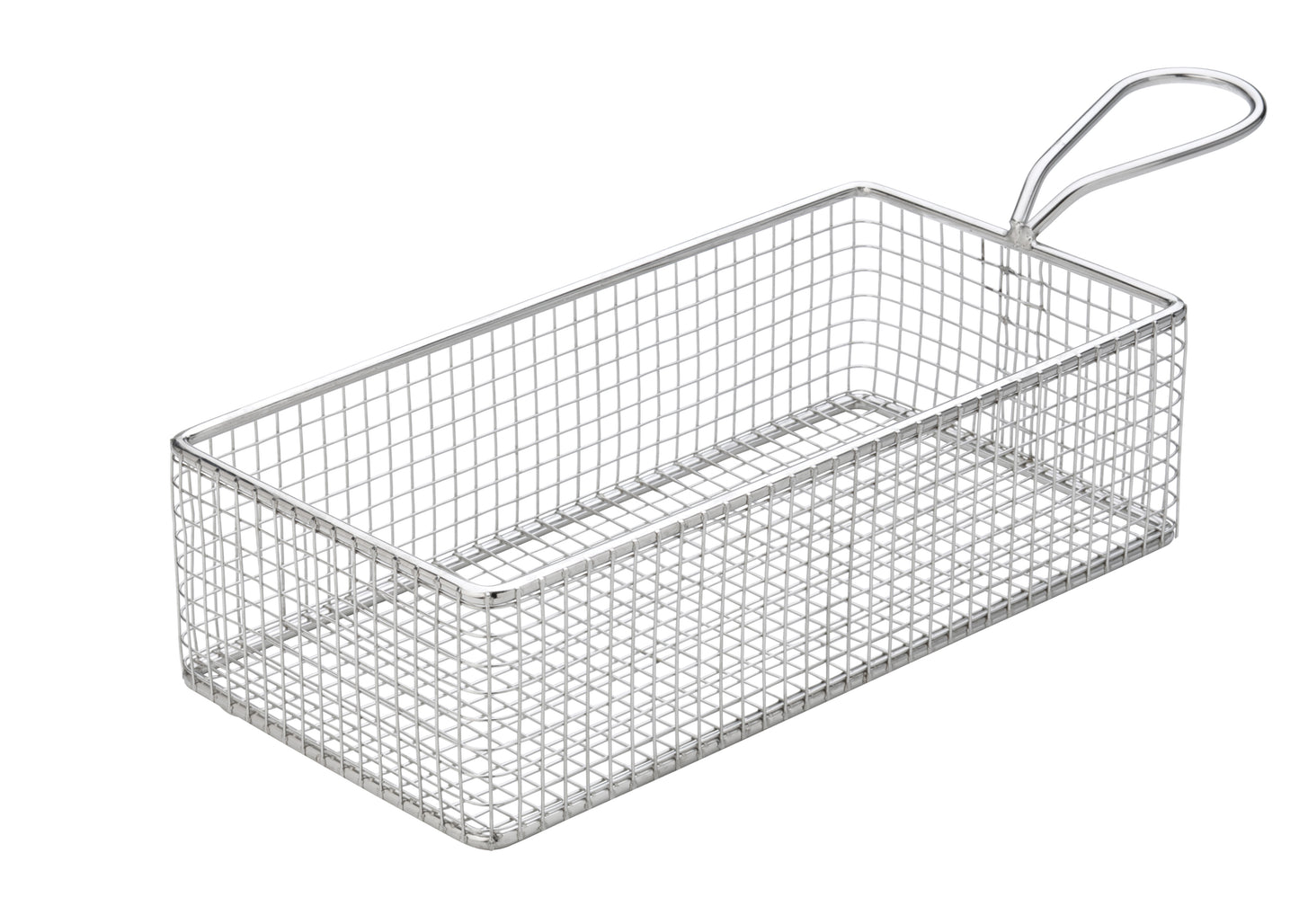 S/Steel Rectangle Service Basket, 26 x 12.7 cm/ 10.25 x 5"