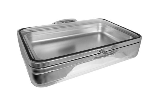 Radiance All Glass Cover 10 Qt. Induction Buffet Server