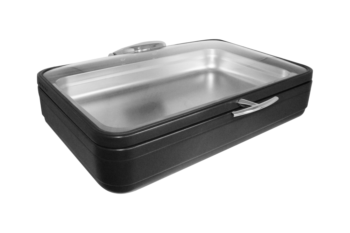 Radiance All Glass Cover 10 Qt. Full Size Induction Chafer, Titanium