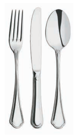 Rada Dessert/ Salad Fork, 18/10 S/Steel, 3.0 mm Thickness, 18.5 cm/ 7.3"