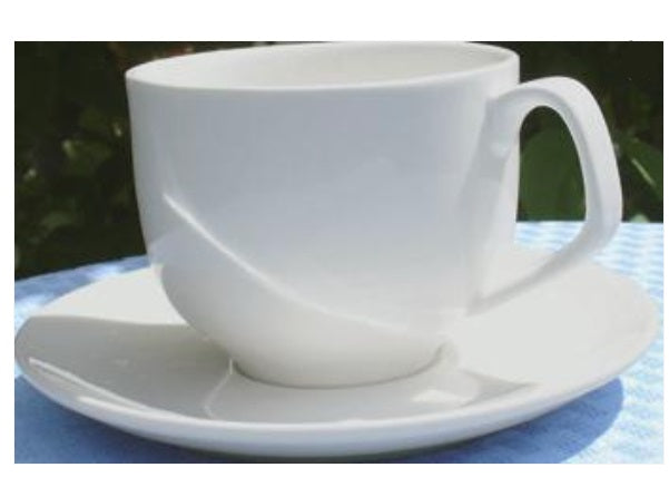 William Fine Bone Round Saucer, 14.6 cm/ 5.75" (Pair W/ JX11-C003-03)