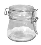 Glass Vase With Glass Lid, Tall, 0.1 L / 3.4 oz