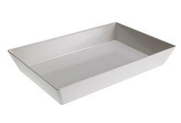 White Baking Dish "Le Perle", 45 x 30 x 7.5 cm/ 17.7 x 11.8 x 3"