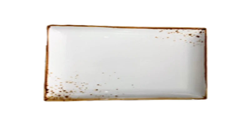 Rustic Dapple Rectangle Platter 27.9cm/ 17.1"