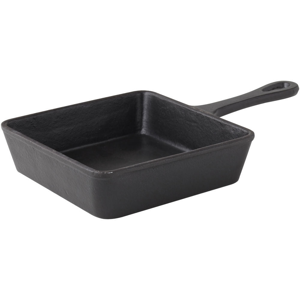 Cast Iron Square Skillet, 13.9 x 13.9 cm/ 5.5x5.5" (Pair W/ JMP802)