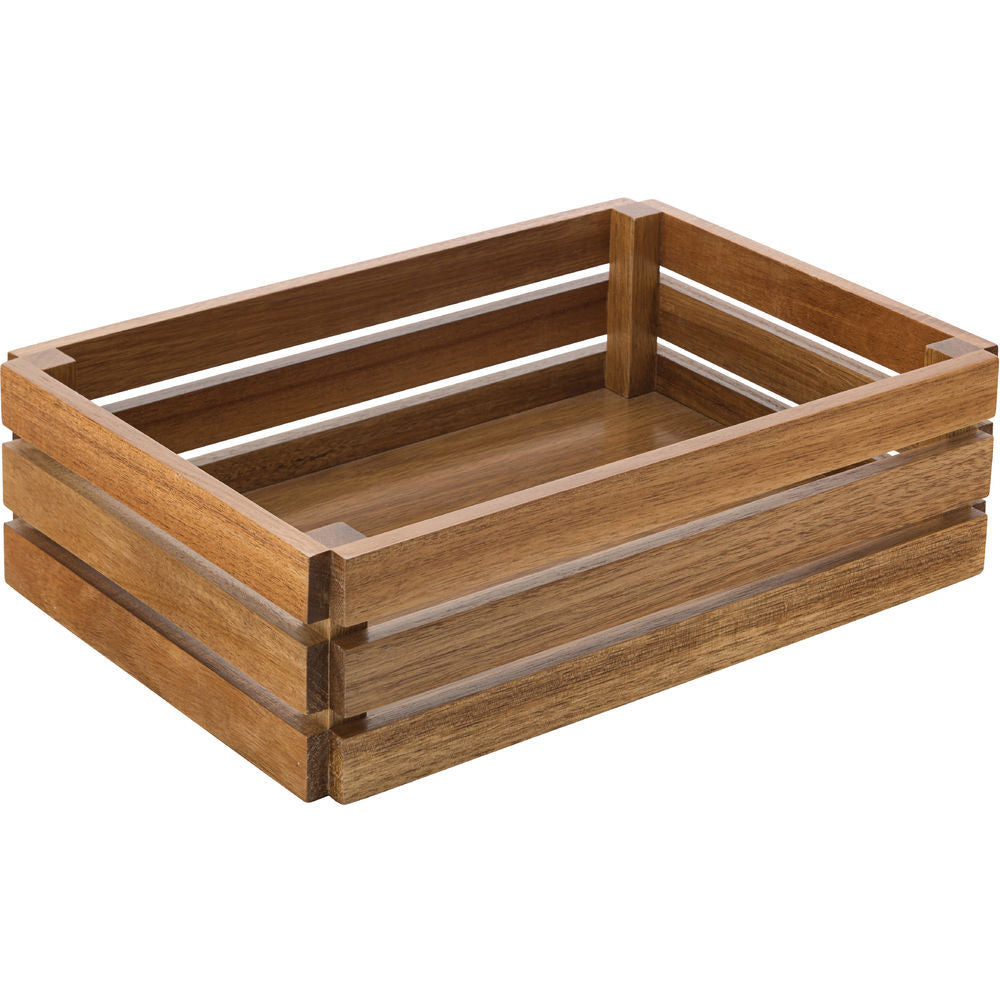 Acacia Large Crate, 31.7 x 21.5 cm/ 12.5 x 8.5"H: 8.8 cm/ 3.5"