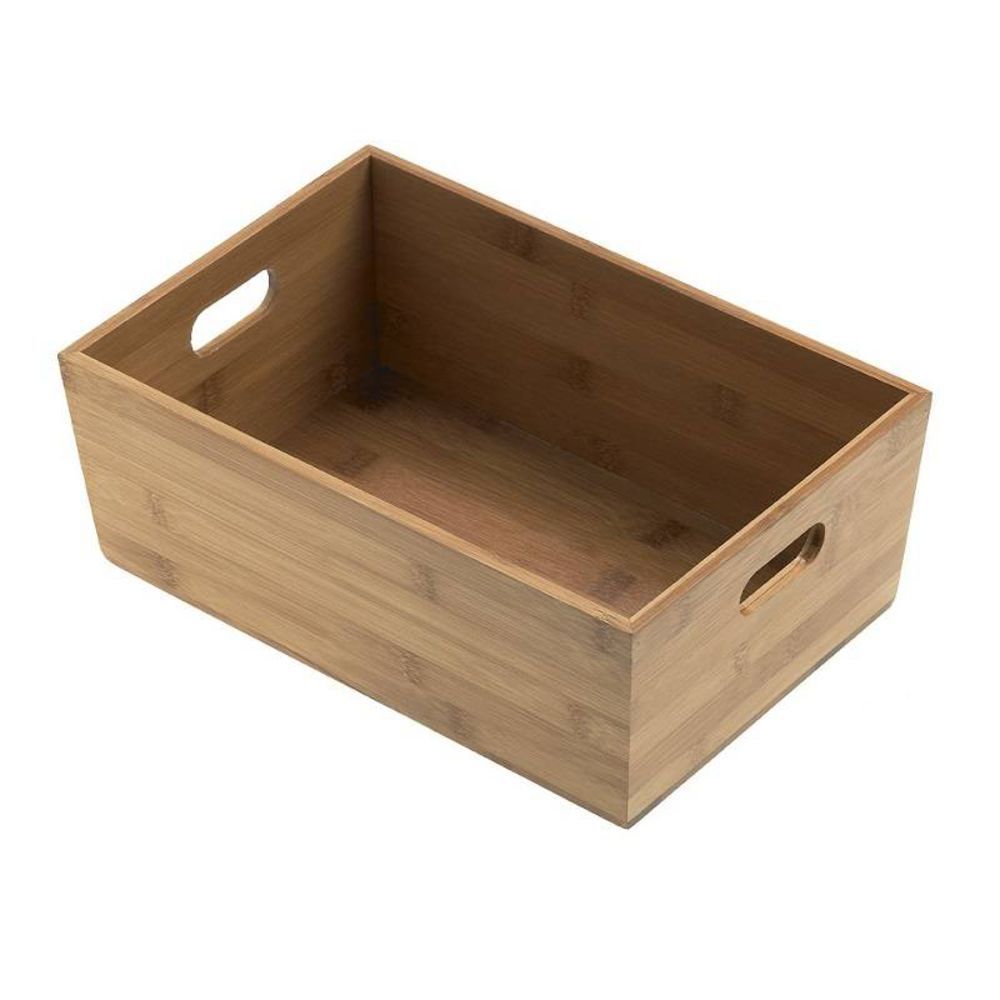 Bamboo Bread Basket, 20 x 15 x 9 cm/ 8 x 6 x 3.75"