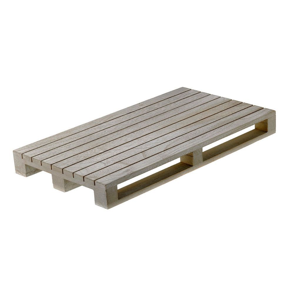 White Small Table Palets, 35 x 20 x 3.5 cm/ 14 x 8 x 1.5"