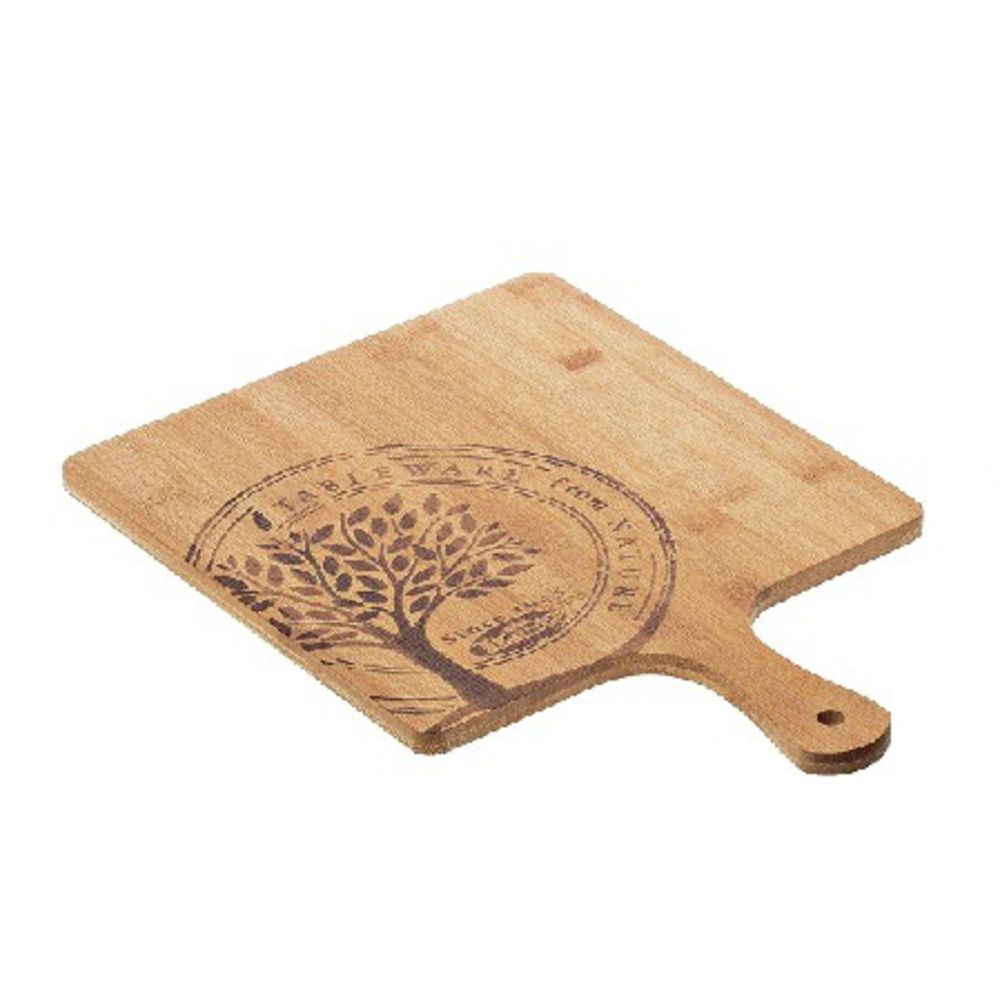 Bamboo Square Cutting Board Nature, 30 x 30 x 1 cm/ 12 x 12 x 0.5"