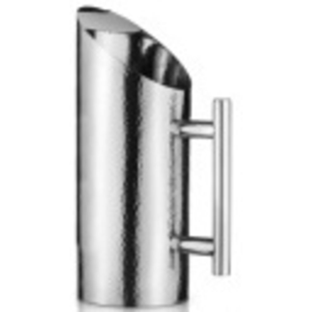S/Steel Hammered Water Pitcher, 1.0 L/ 33.8 oz