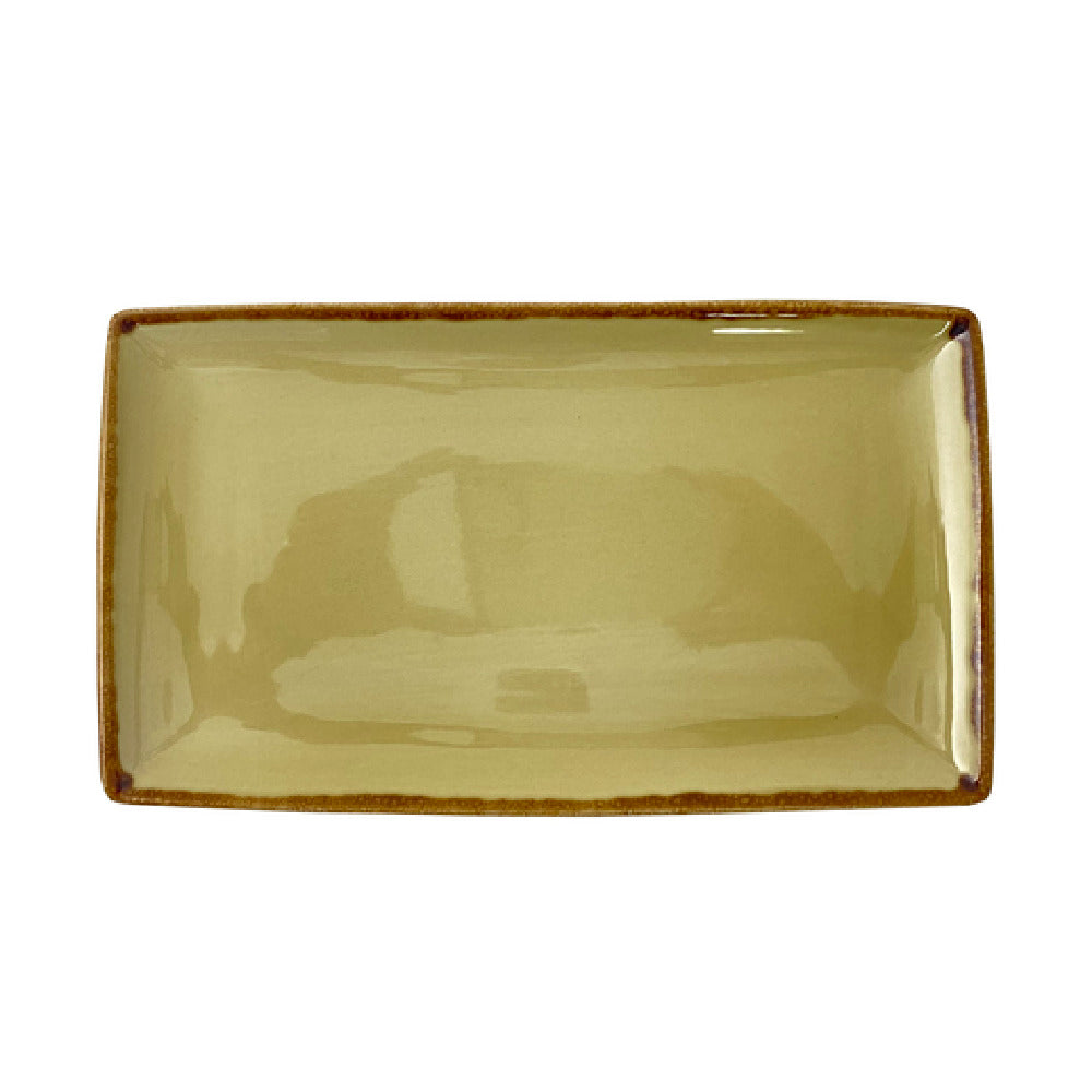 Autumn Olive Rectangle Platter,  36.5 x 16 cm/ 14.4 x 6.3"