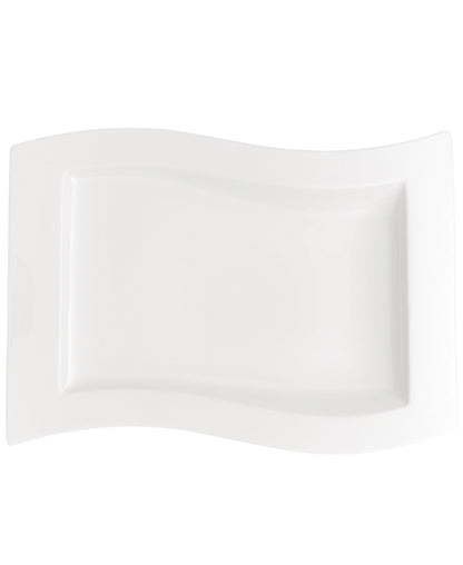 NewWave Flat Rectangular Plate, 12.9 x 9.4"