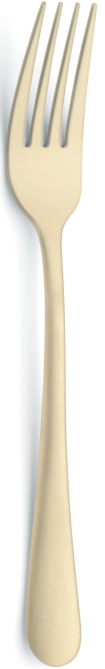 Amefa Austin Champagne PVD Matte Finish, 18/0 S/Steel Dessert Fork, 18.3 cm/ 7.2"