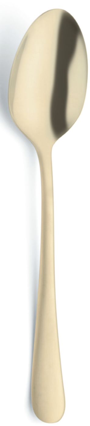 Amefa Austin Champagne PVD Matte Finish, 18/0 S/Steel Dessert Spoon, 18.3 cm/ 7.2"