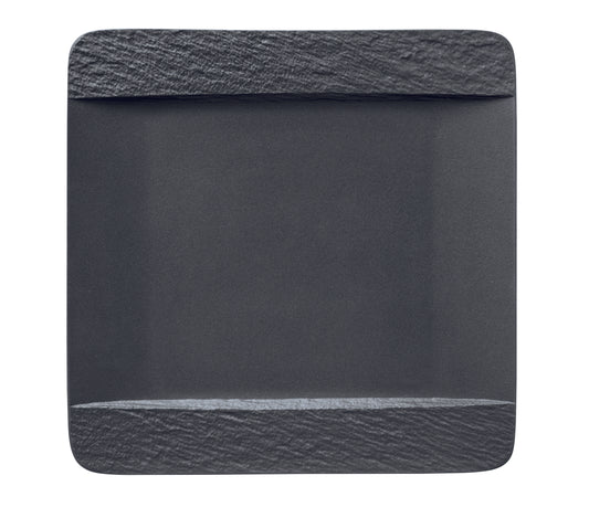 The Rock Black Shale Square Flat Plate, 28 cm/ 11" (Alt. Code 10-4239-2610)