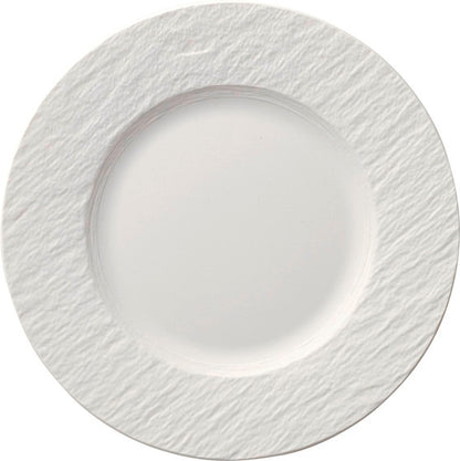 The Rock White Glacier Flat Plate, 8.6"