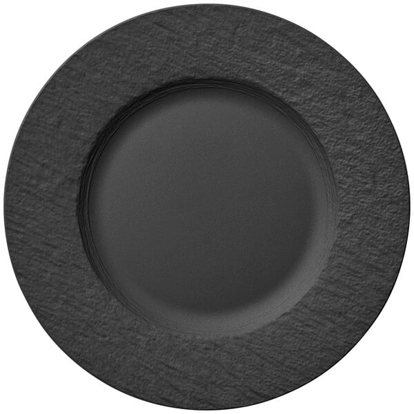 THE ROCK Black Shale Flat Plate, 8.5", 6PK (OCR 10-4239-2640)