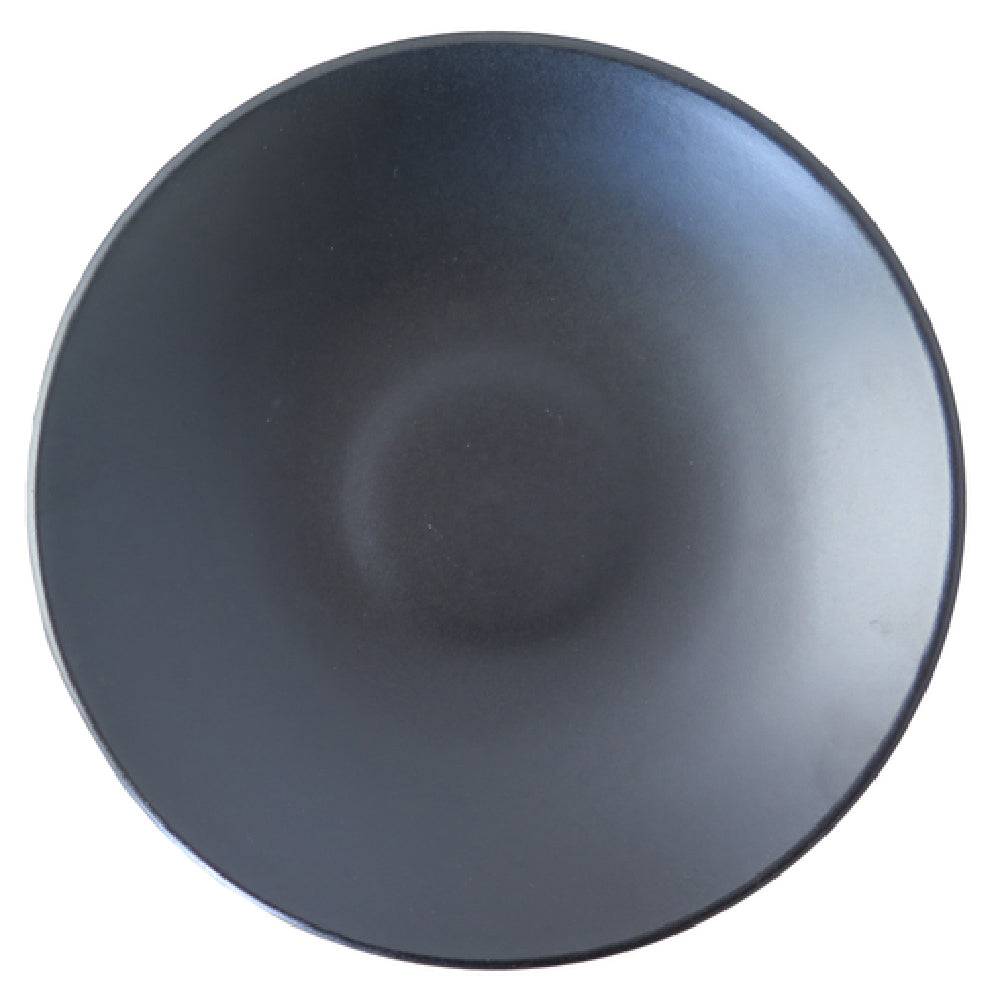 Elements Exotic Matte Black Coupe Bowl 11.4"