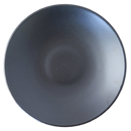 Elements Exotic Matte Black Coupe Bowl 11.4"