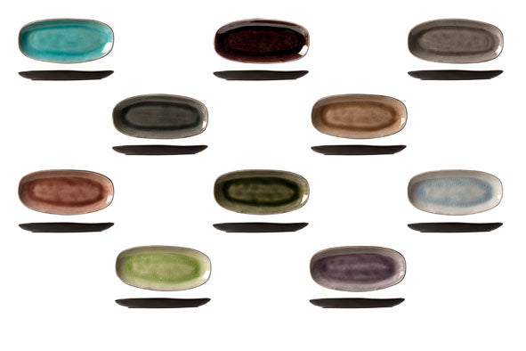 STREETFOOD FESTIVAL PLATE 22.5X10.5CM 10 ASSORTED Colors 10/casepack