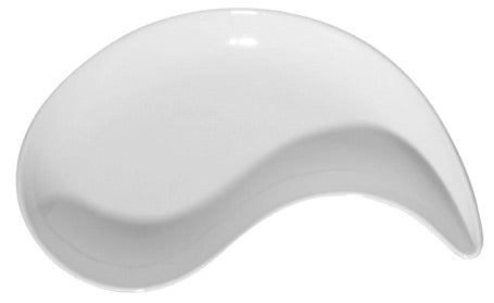 Evolution-  White Yin Plate - White, 8 3/4" (1dz/cs)