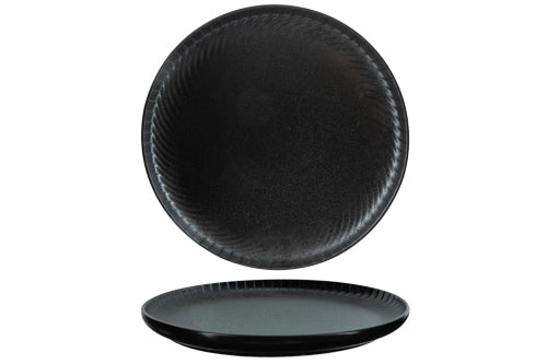 Dakota Black Dinner Plate 26.5cm 4/casepack