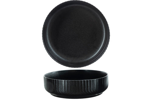 Dakota Black Pasta Plate D19.5XH5.5cm 4/casepack