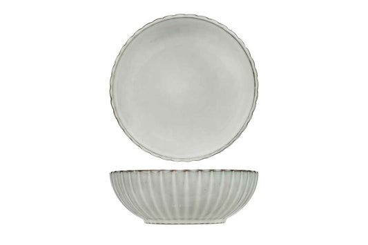 CONCHA GREY SOUP PLATE D20,5XH5CM
