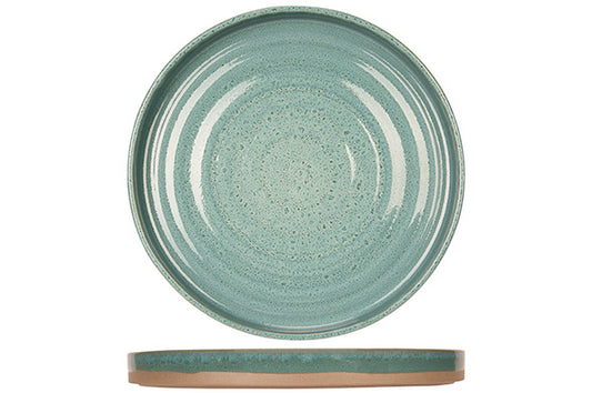 BASALT OCEAN GREEN DINNER PLATE D26CM DESIGN BY CHARLOTTE 6/casepack