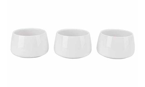 Cosy & Trendy Torres Bowl White Set3 D9xh5,5cm