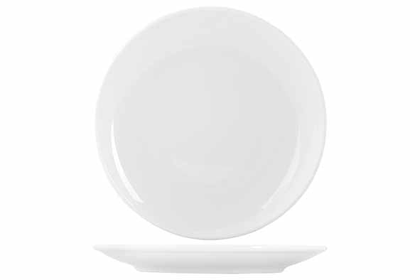 ESSENTIALS COUPE DESSERT PLATE 8 1/4"(21CM) 6PK
