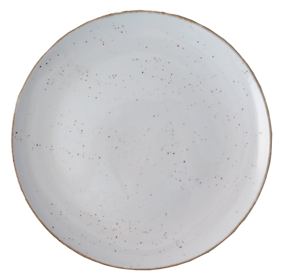 Rustics White Coupe Plate 6.5"