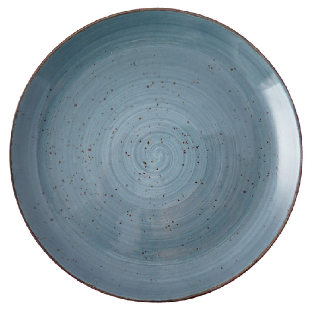 Rustics Blue Coupe Plate, 19 cm/ 7.5"