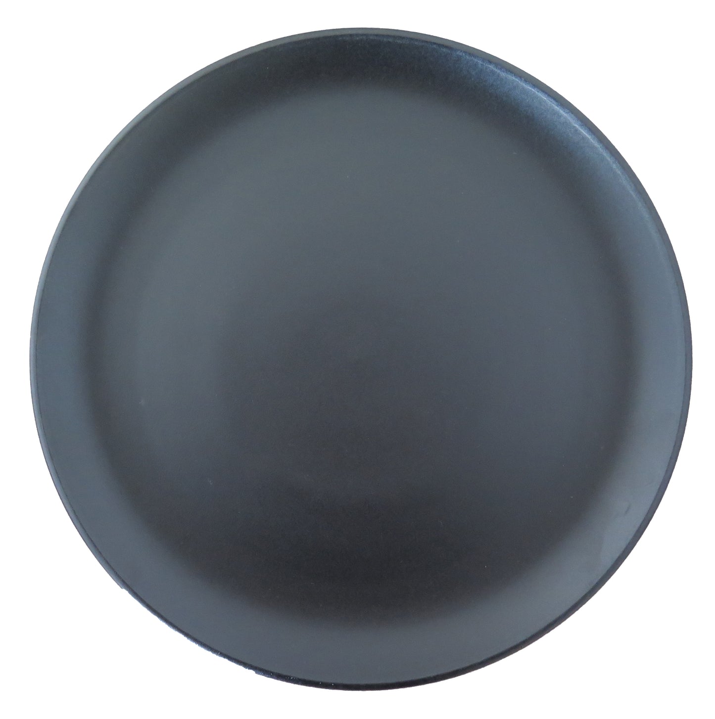 Matte Black Coupe Plate, 27.3 cm/ 10.75"