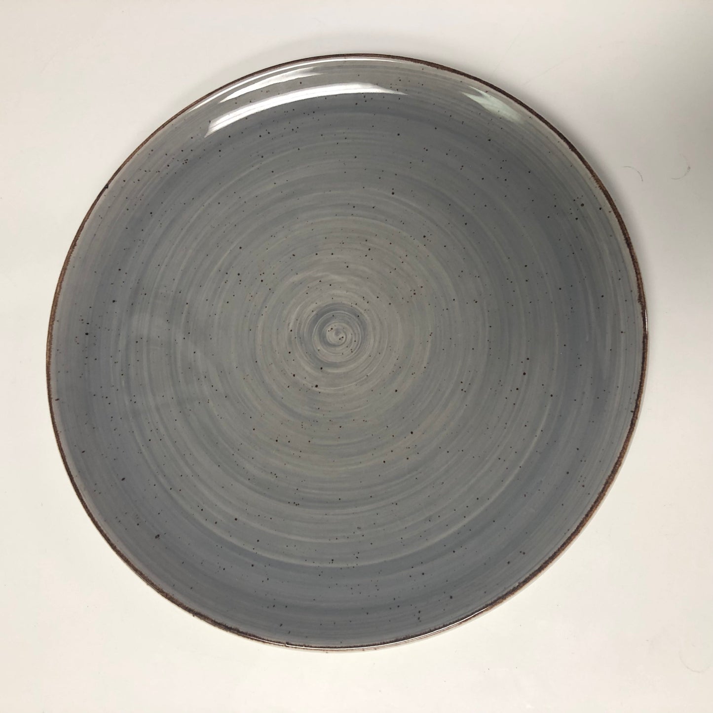 Rustics Grey Coupe Plate, 29.2 cm/ 11.5"