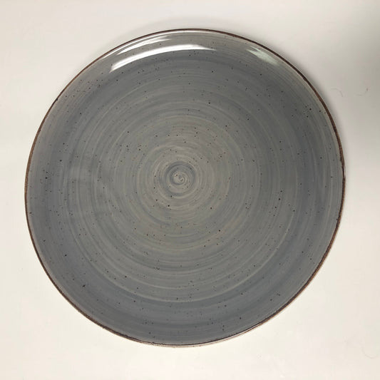 Rustics Grey Coupe Plate, 29.2 cm/ 11.5"