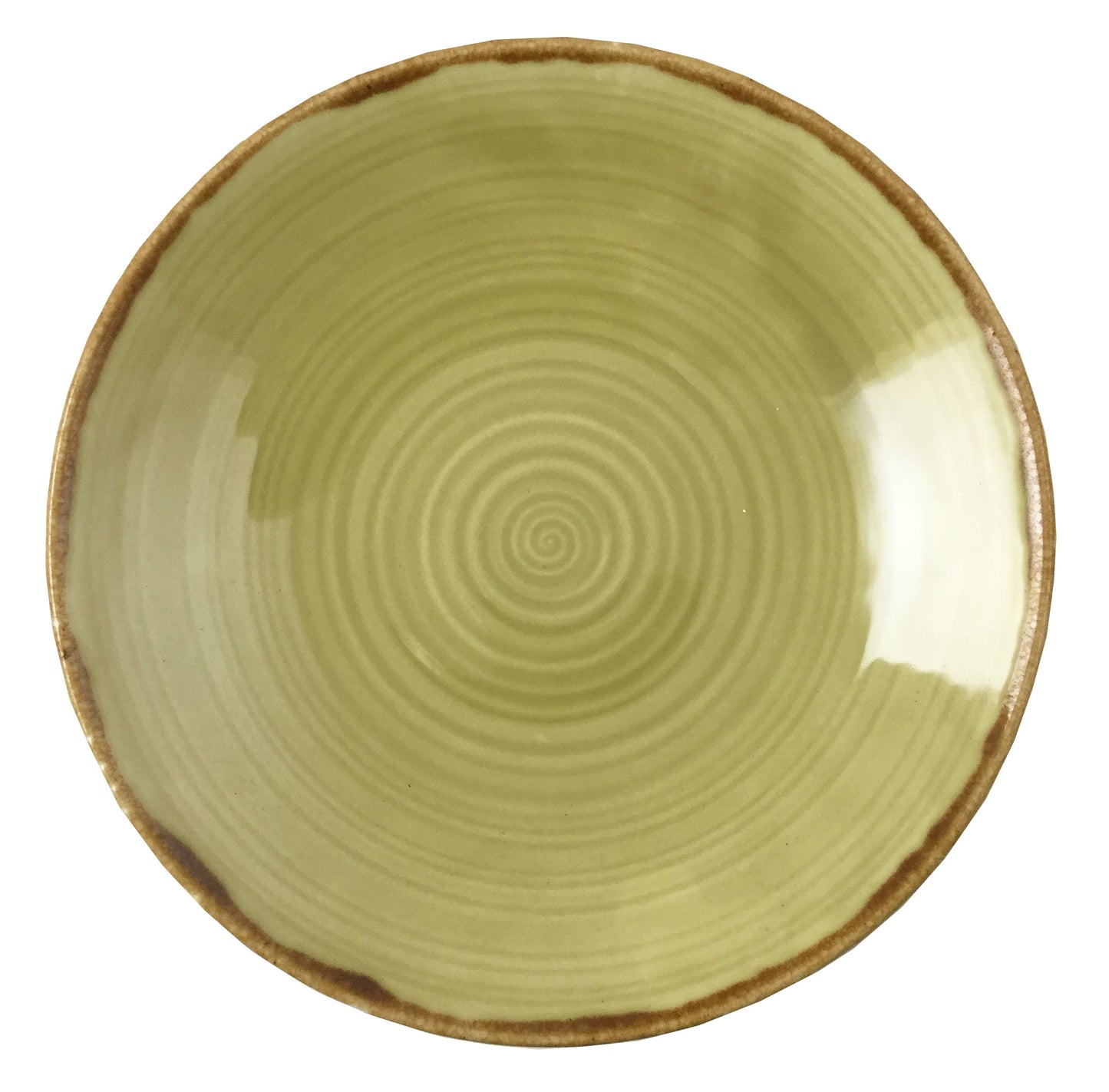 Autumn Olive Coupe Plate, 25.4 cm/ 10"