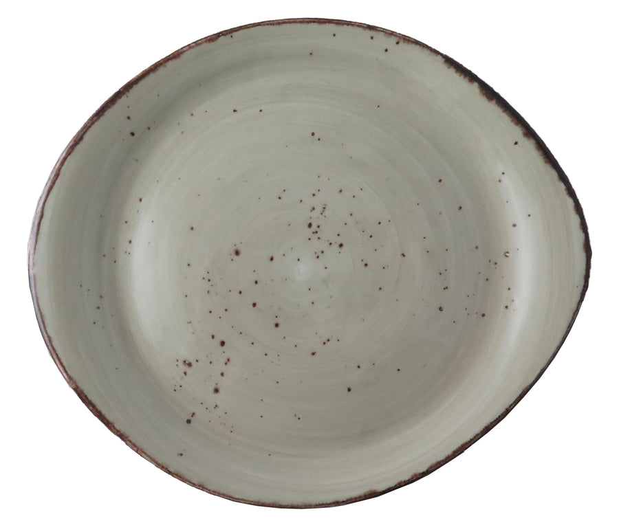 Rustics Pebble Dinner Plate, 25.4 x 21.5 cm/ 10 x 8.5"