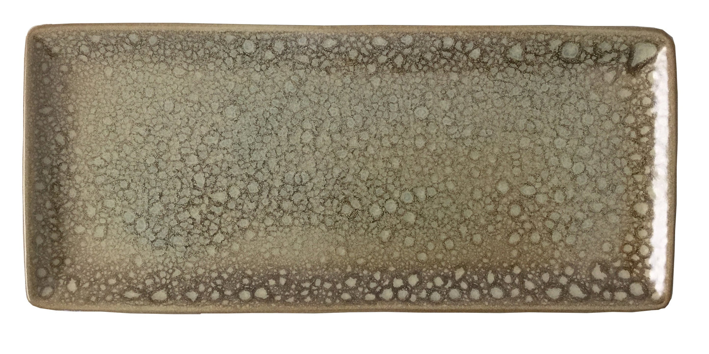 Moon Hazel Brown Rectangle Platter 28.5 x 16.5cm (11.2 x 6.5") 12/case